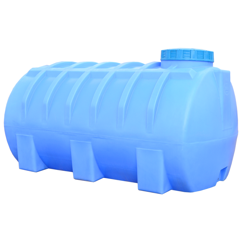 Бак ГО 2000 л горизонтальний ПБ блакитний Пласт бак